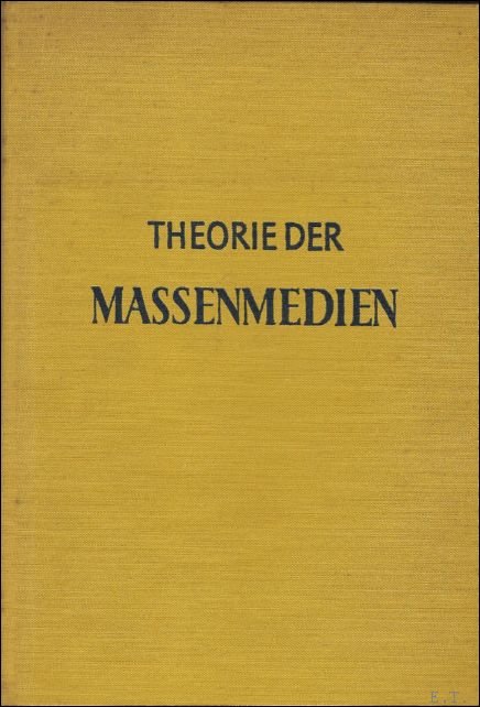 THEORIE DER MASSENMEDIEN