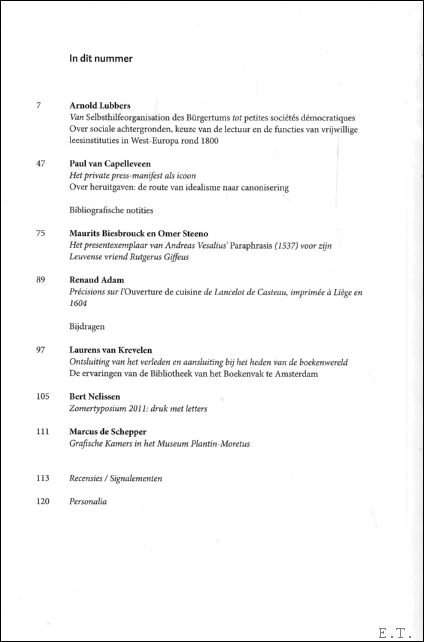 Tijdschrift Jaargang 90 - 2012 - 1 | Immagine Gallery 2