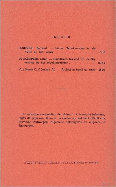 TIJDSCHRIFT VOOR GESCHIEDENIS EN FOLKLORE. 11e jaargang - blz 91
