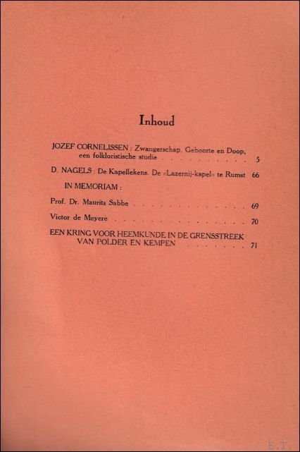 TIJDSCHRIFT VOOR GESCHIEDENIS EN FOLKLORE. 2e jaargang - 1e afl …