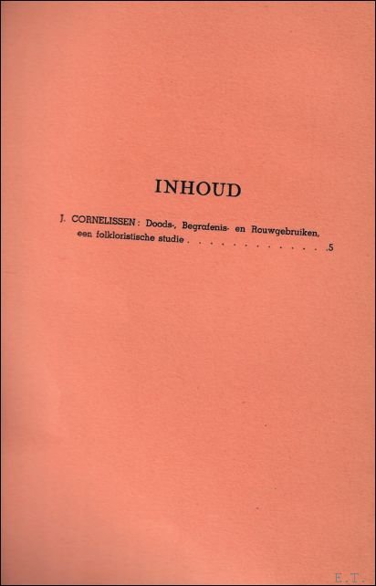 TIJDSCHRIFT VOOR GESCHIEDENIS EN FOLKLORE. 3e jaargang - 1e afl …