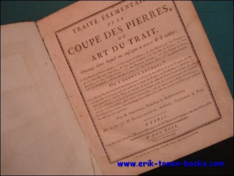 Traite Elementaire De La Coupe Des Pierres, Ou Art Du … | Immagine Gallery 2