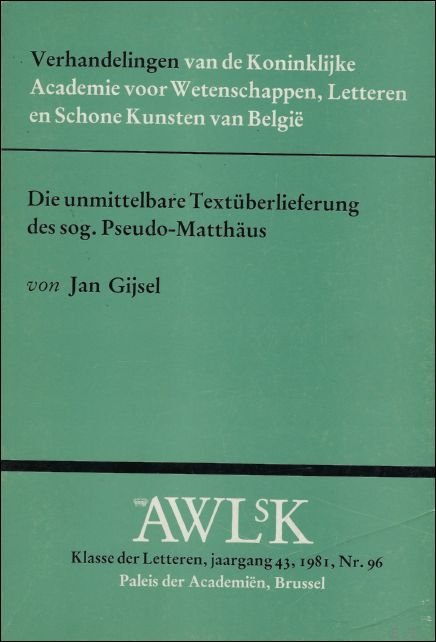 unmittelbare Textuberliefering aus sog. Pseudo-Matthaus.