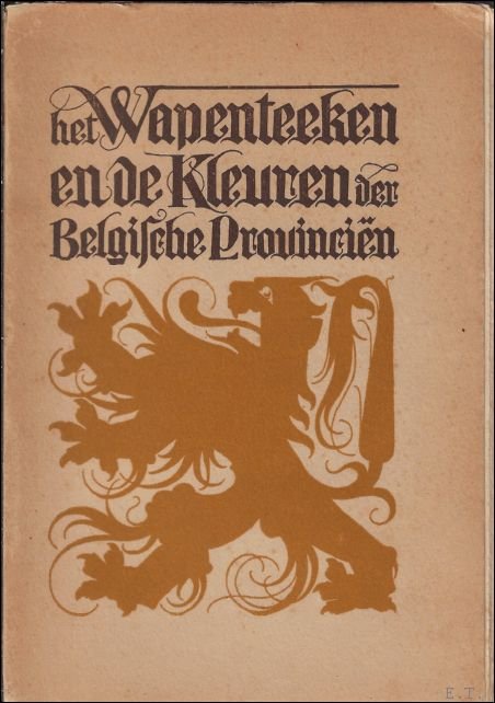 Wapenteeken en de kleuren der Belgische provinci n.