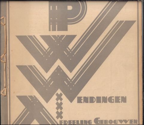 Wendingen. Afdeeling Gebouwen, publiekwerken Amsterdam. 8ste serie, n 11 | Immagine principale