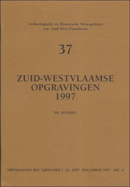 ZUID- WESTVLAAMSE OPGRAVINGEN 1997.