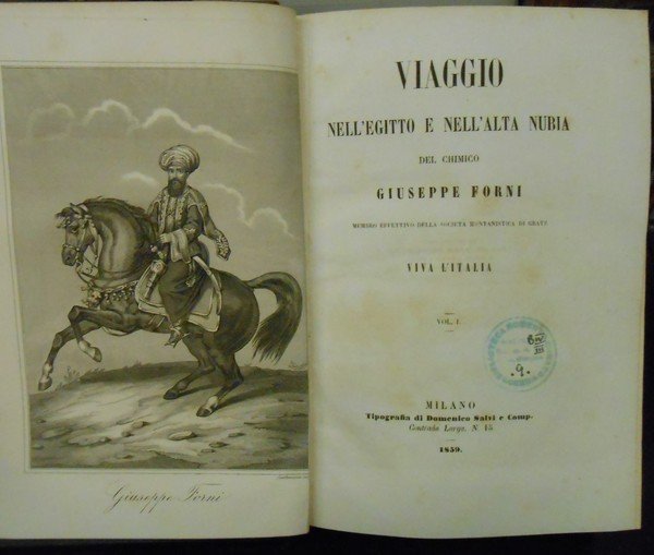 VIAGGIO NELL'EGITTO E NELL'ALTA NUBIA - 2 VOLUMI NELLO STESSO …