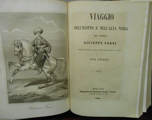 VIAGGIO NELL'EGITTO E NELL'ALTA NUBIA - 2 VOLUMI NELLO STESSO …