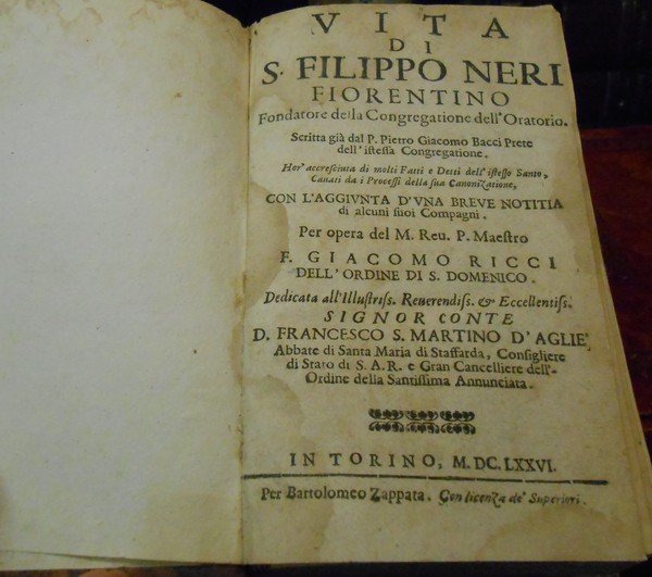 VITA DI S. FILIPPO NERI FIORENTINO FONDATORE DELLA CONGREGATIONE DELL'ORATORIO. …