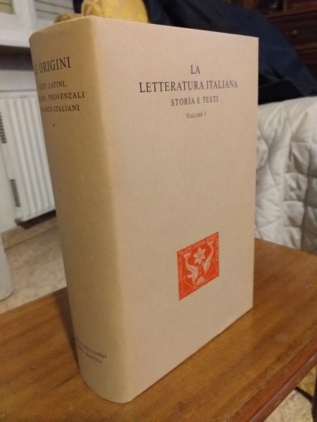 LE ORIGINI, TESTI LATINI, ITALIANI, PROVENZALI E FRANCO-ITALIANI