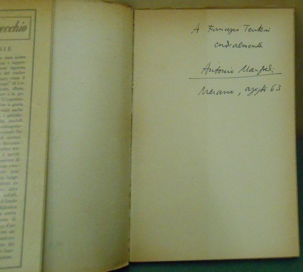 POESIE - CON DEDICA AUTOGRAFA AUTORE