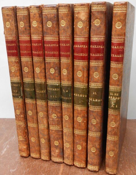 OTTO VOLUMI SHAKSPEARE - TRAGEDIE , AMLETO, RE LEAR, RE …