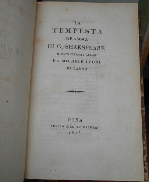 OTTO VOLUMI SHAKSPEARE - TRAGEDIE , AMLETO, RE LEAR, RE …
