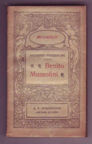 BENITO MUSSOLINI - MEDAGLIE FORMIGGINI