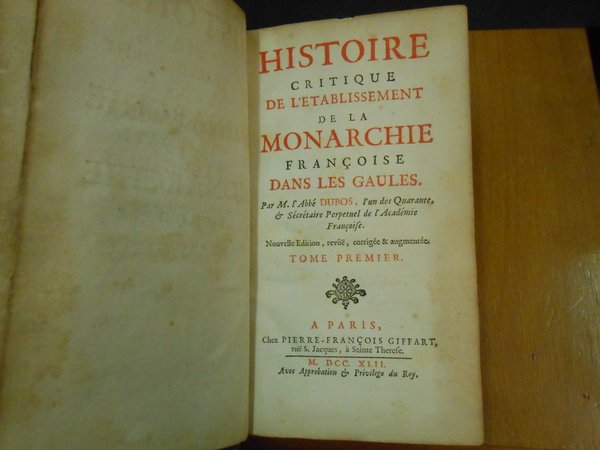 LIBRO CON SEGRETO E CARILLON - VOLUME DEL 1742