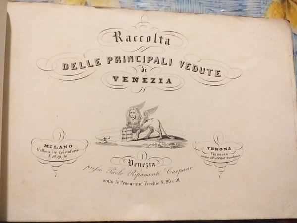 RACCOLTA DELLE PRINCIPALI VEDUTE DI VENEZIA (ALBUM CON 14 VEDUTE)