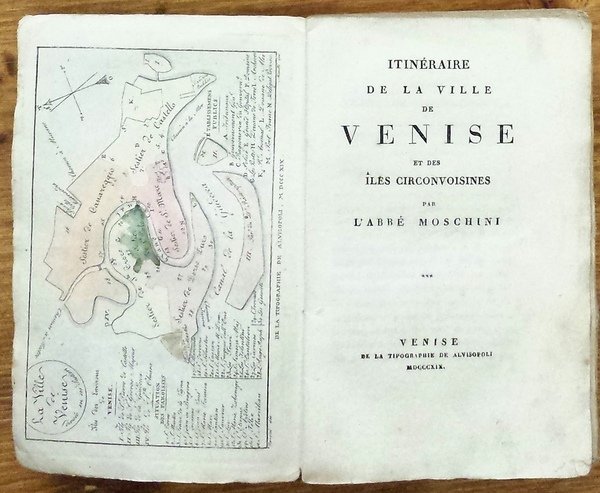 Itineraire de la ville de Venise et des iles circonvoisines …