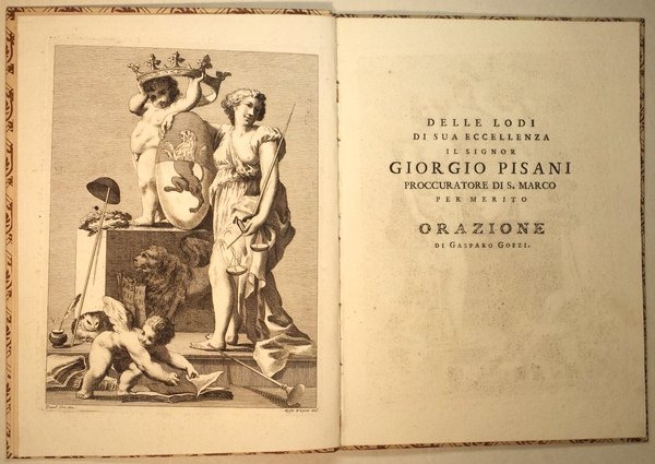 Delle lodi di sua eccellenza il signor Giorgio Pisani proccuratore …