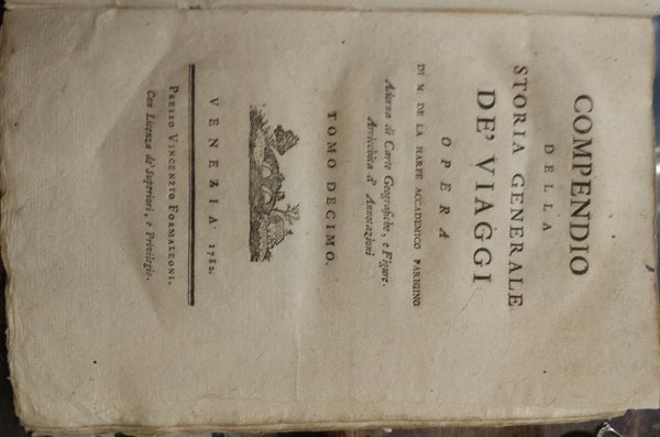 Compendio della storia generale de' viaggi opera di M. de …