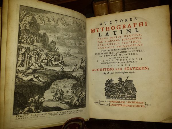 Auctores mythographi Latini. Cajus Julius Hyginus, Fab. Planciad. Fulgentius, Lactantius …