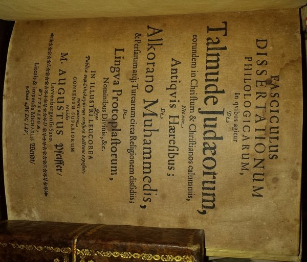 Fasciculus dissertationum philologicarum in quibus agitur de Talmude Judaeorum, eorundum …