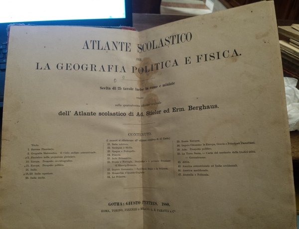 Atlante scolastico per la geografia politica e fisica: scelta di …