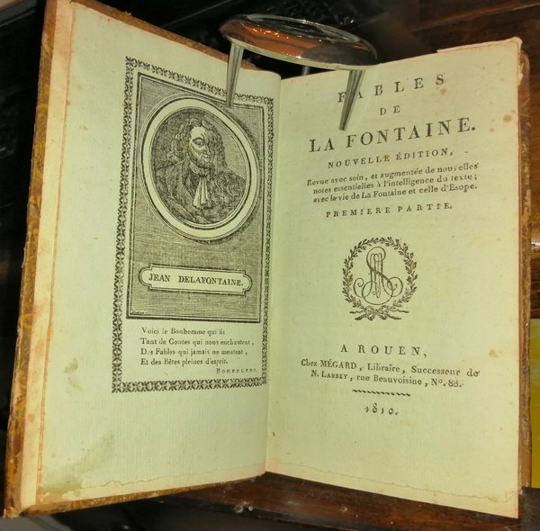 Fables de La Fontaine. Tome premier-second. Nuovelle edition, revue avec …