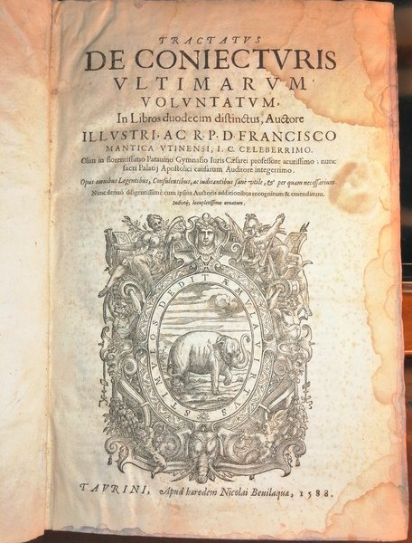 Tractatus de coniecturis ultimarum voluntatum, in libros duodecim distinctus, auctore …