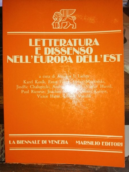 Letteratura e dissenso nell'europa dell'Est.