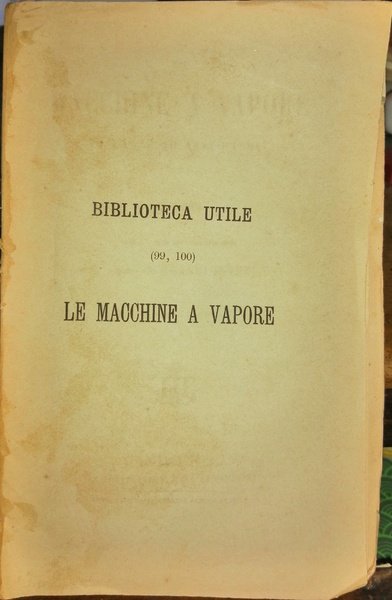 Le macchine a vapore a gas e ad aria calda …