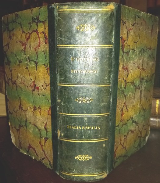 L'Italia del cav. Artaud e la Sicilia di M. Della Salle tradotte e accresciute da A. Francesco Falconetti con note ed illustrazioni e adorne di duecentodue incisioni. Volume unico.