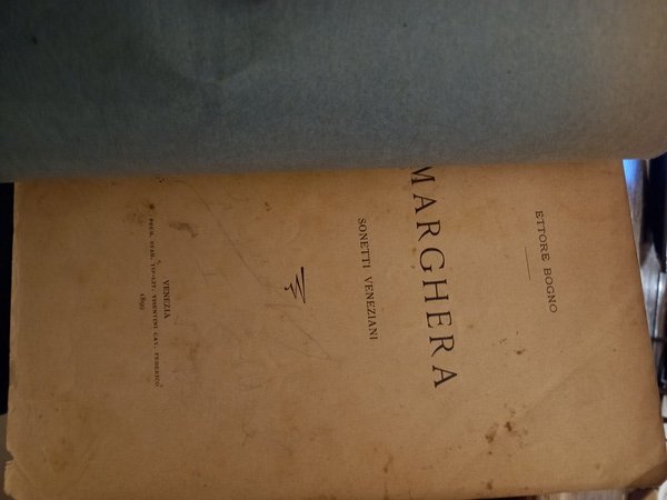 Marghera. Sonetti veneziani