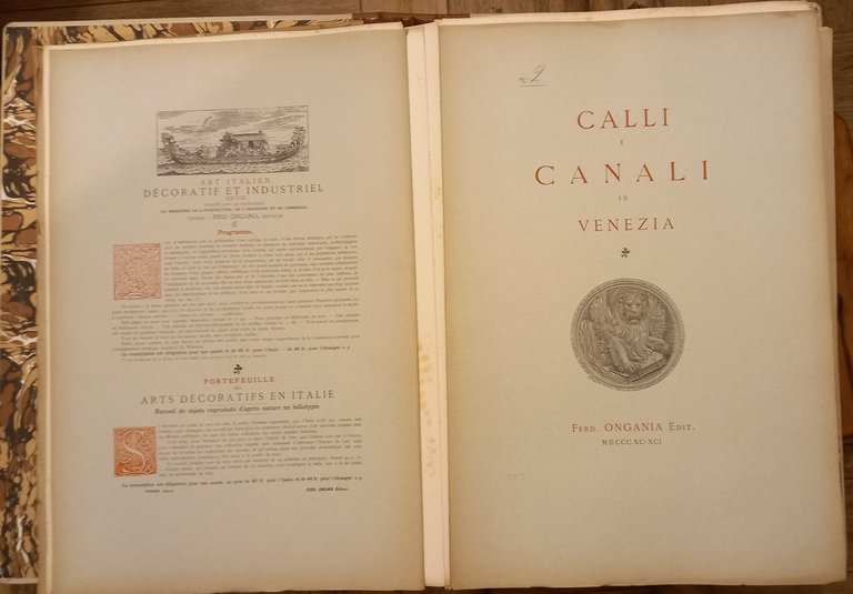 Calli e Canali in Venezia. Monumenti