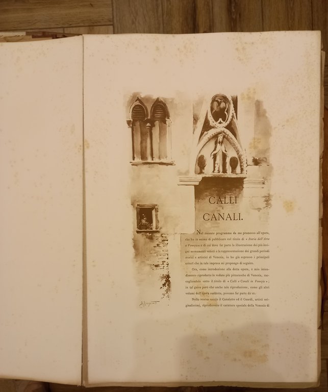 Calli e Canali in Venezia. Monumenti