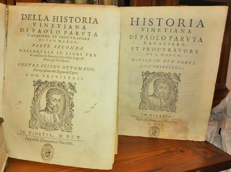 Della Historia vinetiana di Paolo Paruta cavaliere, et procuratore di …