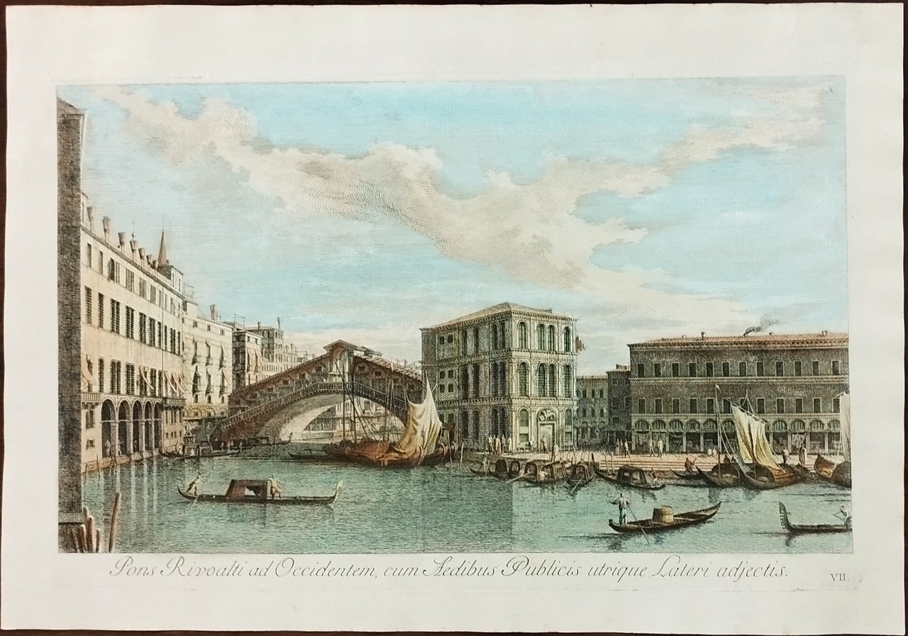 Il Ponte di Rialto con il Palazzo dei Camerlenghi