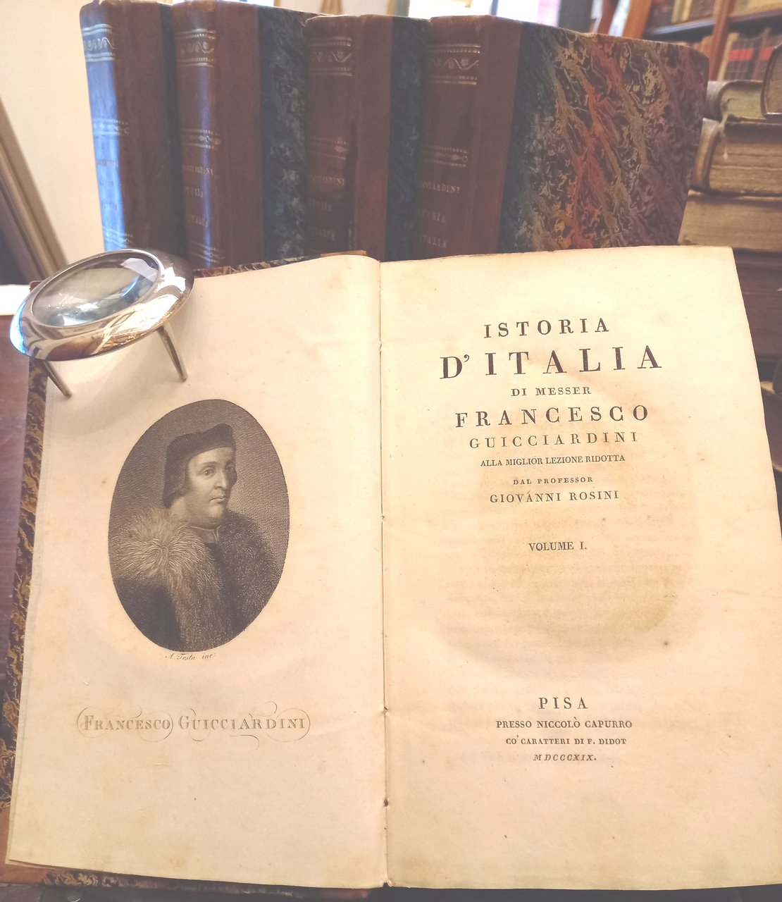 Istoria d'Italia di messer Francesco Guicciardini. Alla miglior lezione indotta …