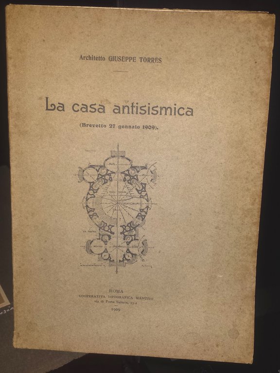 La casa antisismica (brevetto 27 gennaio 1909)