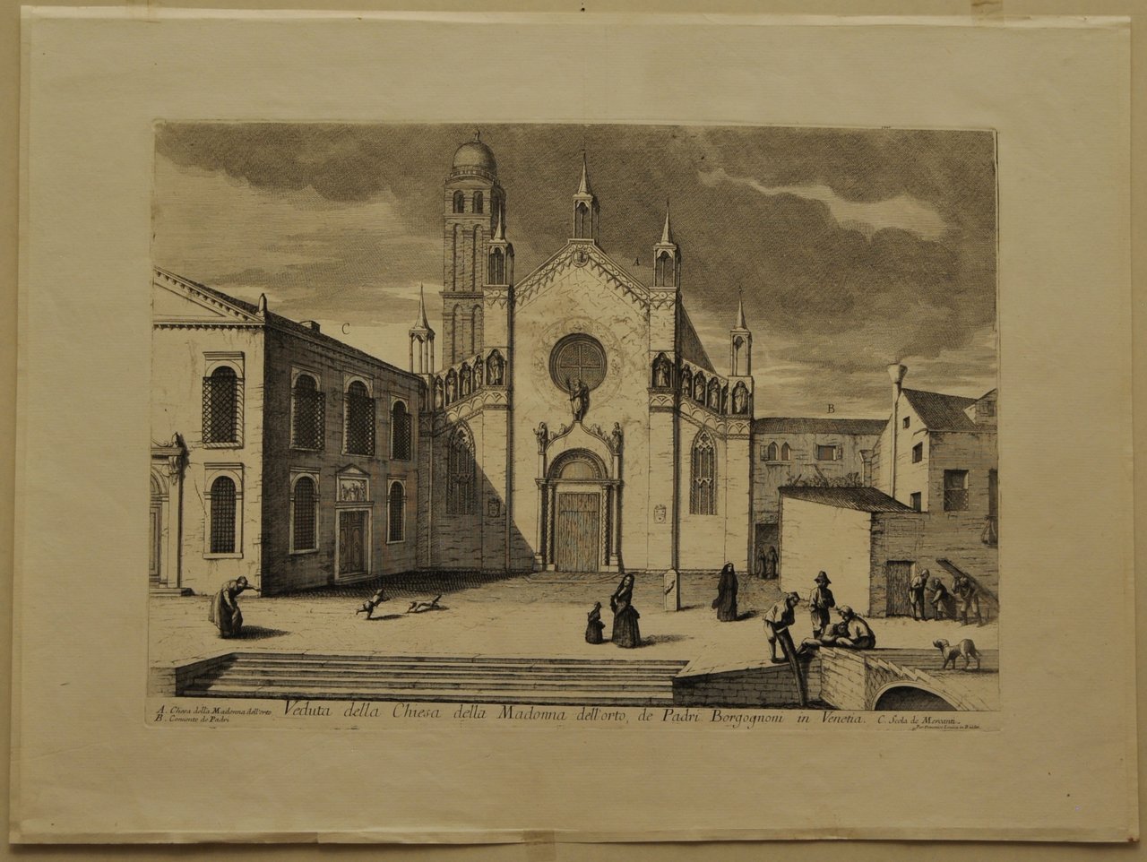 Veduta della Chiesa della Madonna dell'Orto, de Padri Borgognoni in …