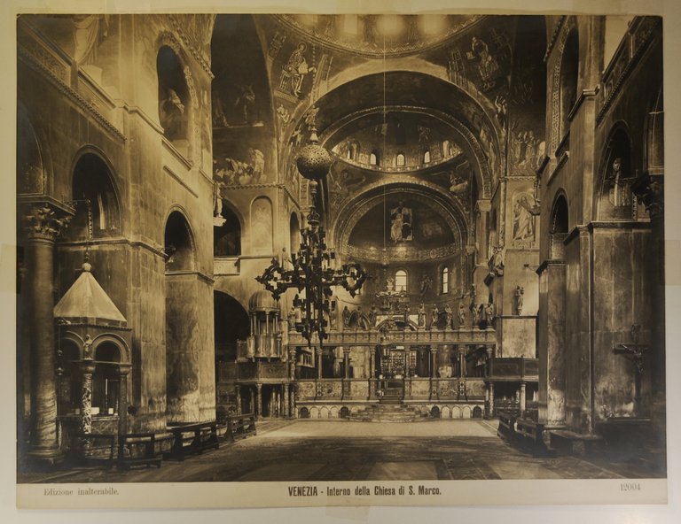 Venezia-Interno della Basilica di San Marco