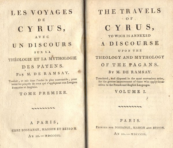 LES VOYAGES DE CYRUS / THE TRAVELS OF CYRUS. To …