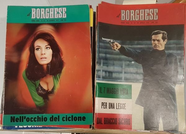 IL BORGHESE. Pubblicazione settimanale fondata da Leo Longanesi. Milano, 1954-1980.