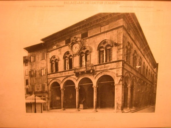 LUCCA. PALAZZO PRETORIO. Tavola fotografica n°69 proveniente dall'Opera "Architettura dei …