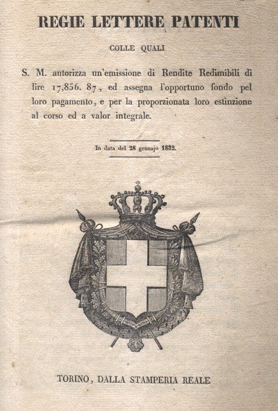 Raccolta di leggi del Regno di Sardegna per l'anno 1832, …