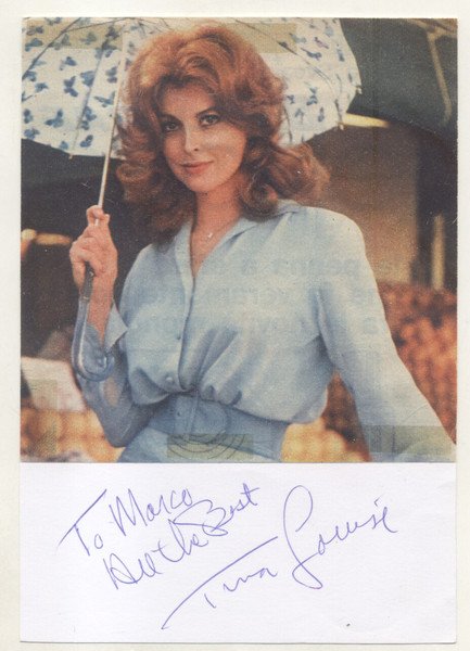 Fototipia con firma autografa dell'attrice americaan Tina Louise (New York, …