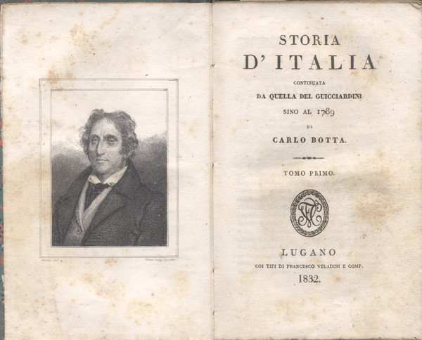 STORIA D'ITALIA. Continuata da quella del Guicciardini sino al 1789.