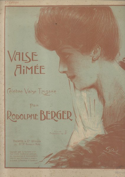 VALSE AIMÉE. Celèbre Valse Tzigane très lente, sur des motifs …