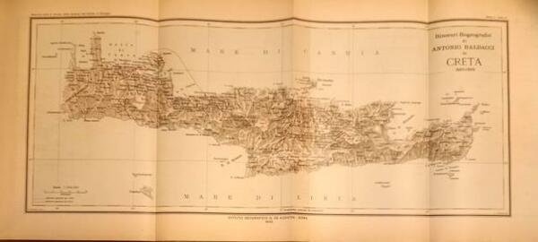 ITINERARI FITOGEOGRAFICI DEL MIO SECONDO VIAGGIO IN CRETA (1899). Memoria …