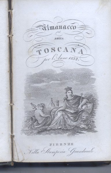 ALMANACCO DELLA TOSCANA PER L'ANNO 1832.