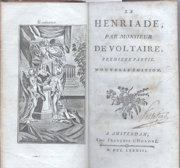 LA HENRIADE. Nouvelle Édition.